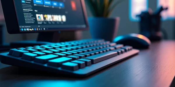 The image shows a collection of computer accessories, illustrating choices for a computer accessories bundle.